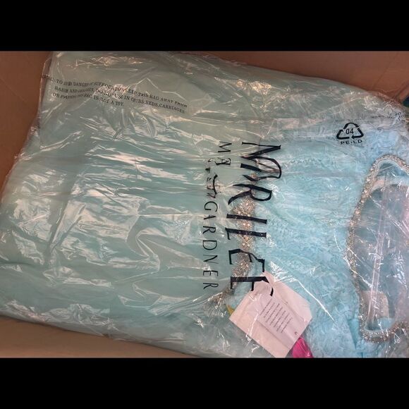 MORILEE PROM 42044 in color AQUA - Picture 5 of 7